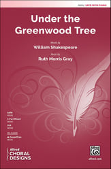 Under the Greenwood Tree SATB choral sheet music cover